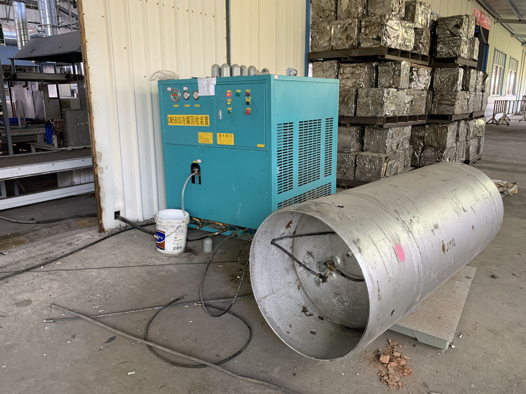 large displacement 25HP refrigerant gas recovery unit ISO tank residual gas transfer charging machine