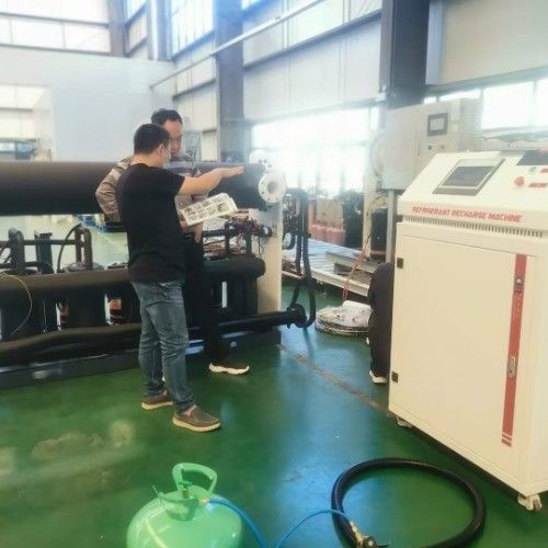 R32 Gas Charging System Auto Refrigerant Filling Machine